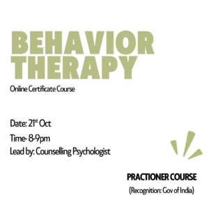 Behavior Therapy