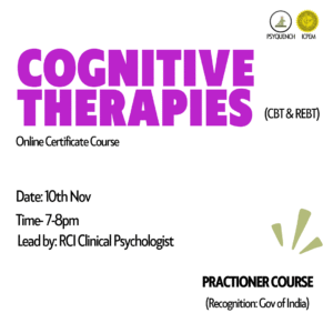 Cognitive Therapies (CBT & RBT)