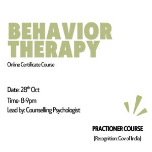 Behavior Therapy