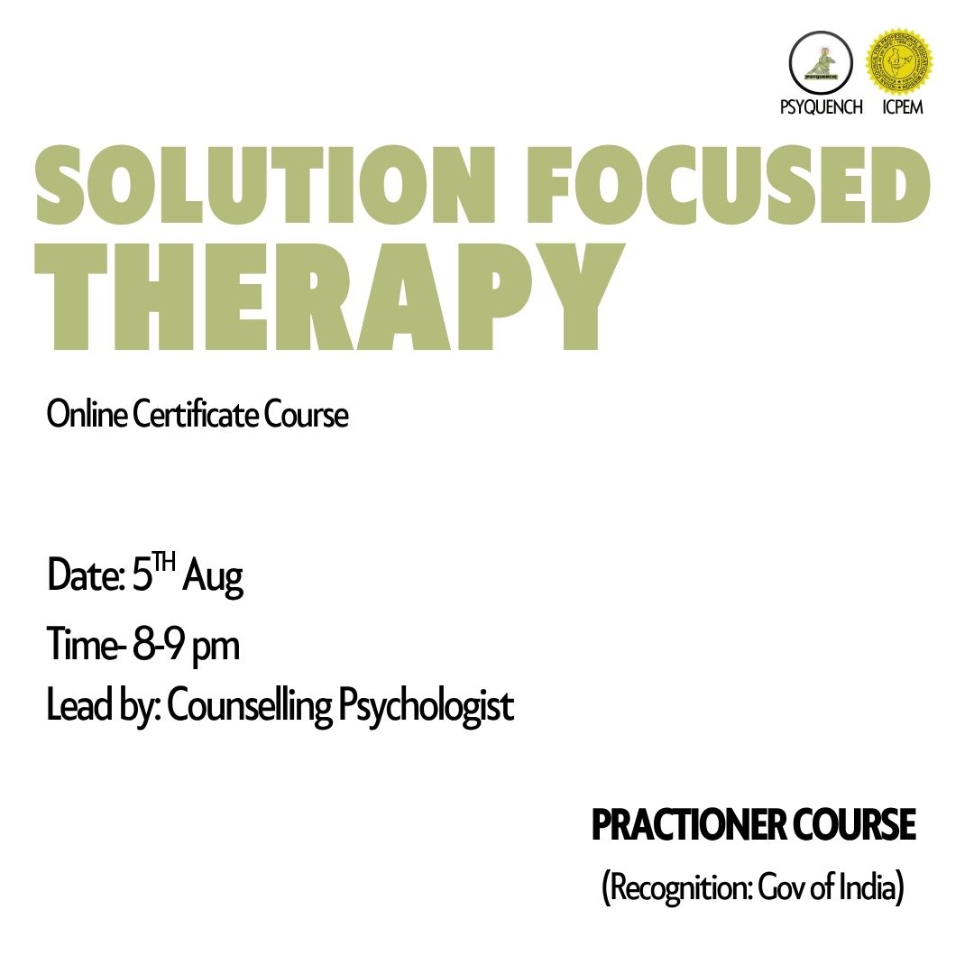 Solution Focused Therapy