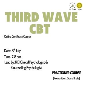 Third Wave Cognitive Behavior Therapy(CBT)