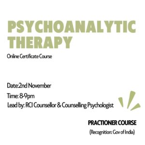 Psychoanalytic Therapy