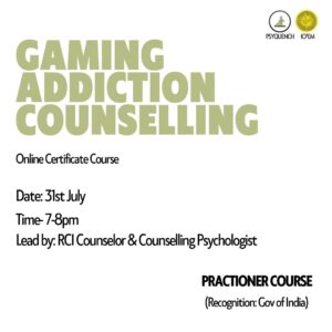 Gaming Addiction Counselling