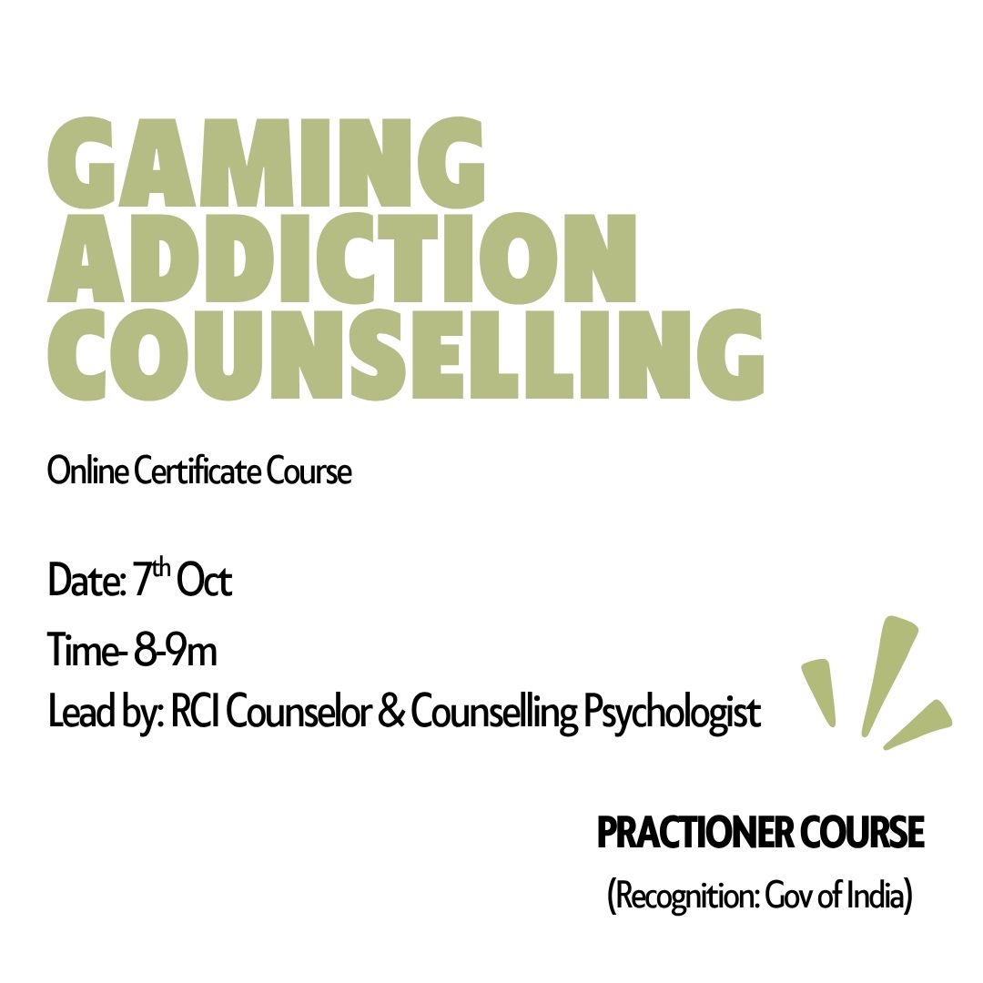 Gaming Addiction Counselling