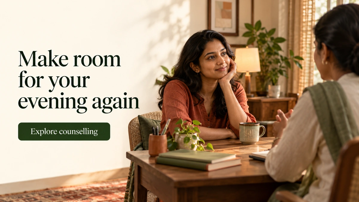 Make room for your evening again counselling invitation