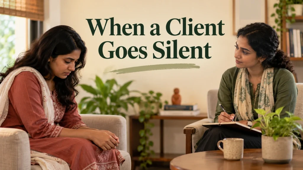 silence in counselling session
