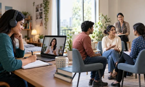 Online and in-person counselling training comparison with psychology students