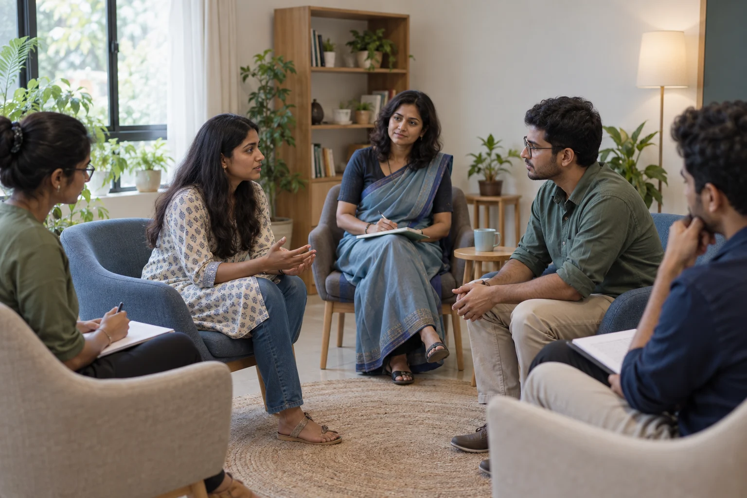 In-person counselling role-play training with supervisor feedback